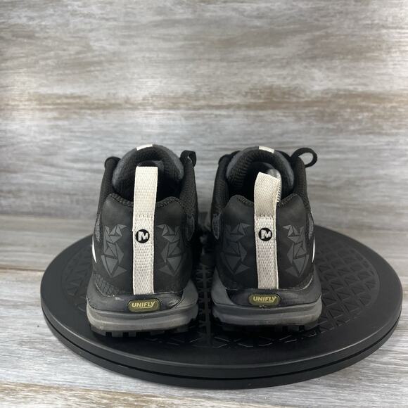 Merrell Women's All Out Crush Black Gray Trail Running Shoes Size 7 - Picture 5 of 10